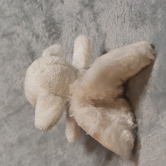 Baby Angel Lamb White Fluffy Cute Stuffed Animal Toy White Tiny Small Little - Picture 4 of 6